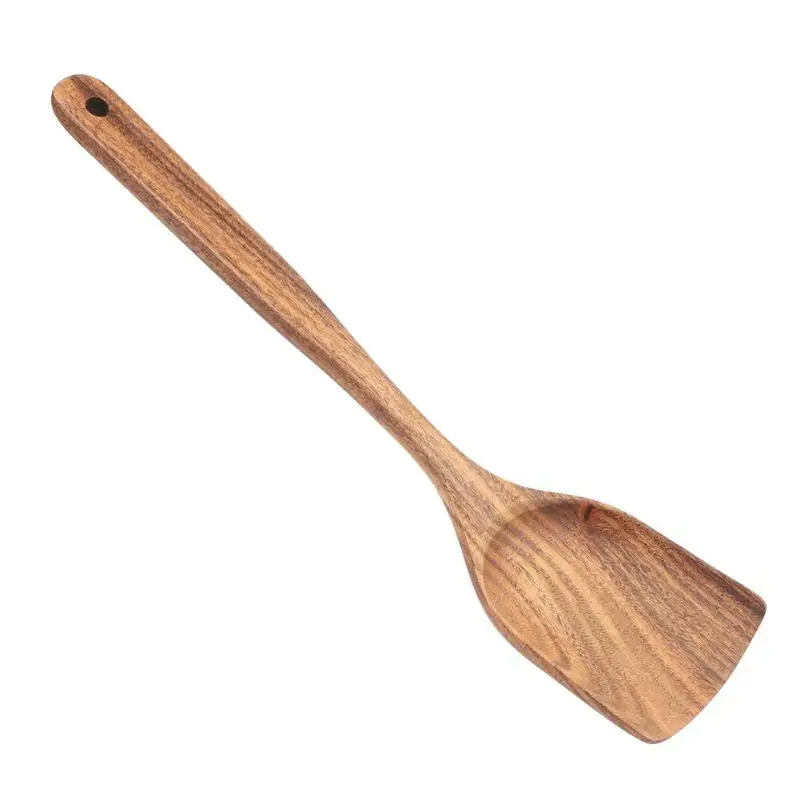 Pan Spatula Антипригарное дерево шпатель кухня для приготовления пищи ужин лопатка для еды посуда 4 типа лопатка для еды посуда полезный кухонный инструмент кухонная посуда - Цвет: Pan Spatula