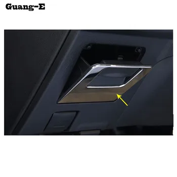 

Car body Stainless steel pilot drive storage cover Glove box case trim lamp panel handle for Toyota Corolla Altis 2014 2015 2016