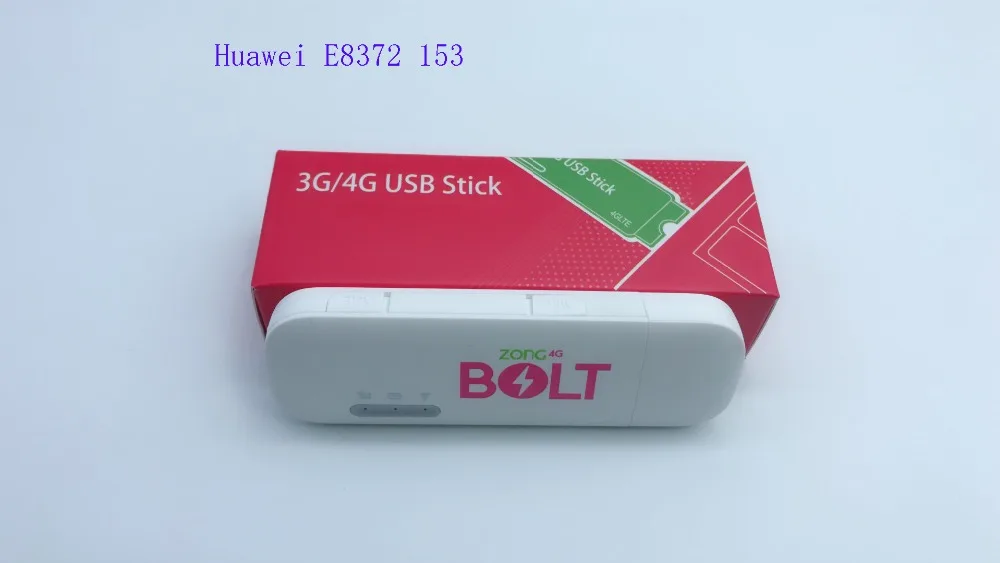 1000 шт. Оригинальный разблокированный 150 Мбит/с Huawei E8372 телефон 4G LTE Wifi модем dongle