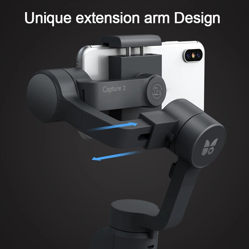 Funsnap Capture2 3 оси ручной карданный стабилизатор для GoPro 7 6 5 sjcam eken Yi Экшн-камера/смартфон мобильный телефон iphone