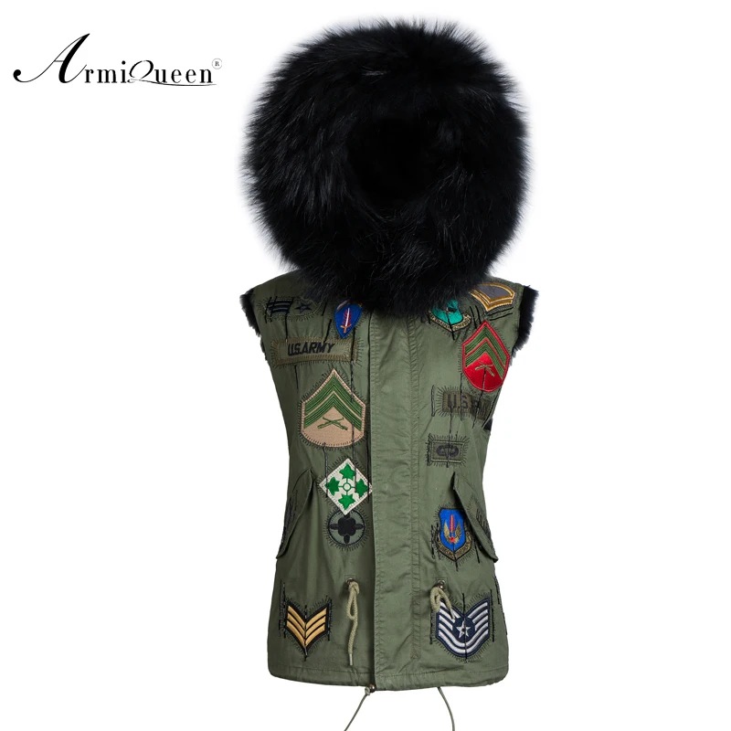 Nieuwe Ontwerp Faux Fur Vest Combineren Knit zwart Bont Vest jas voor mannen