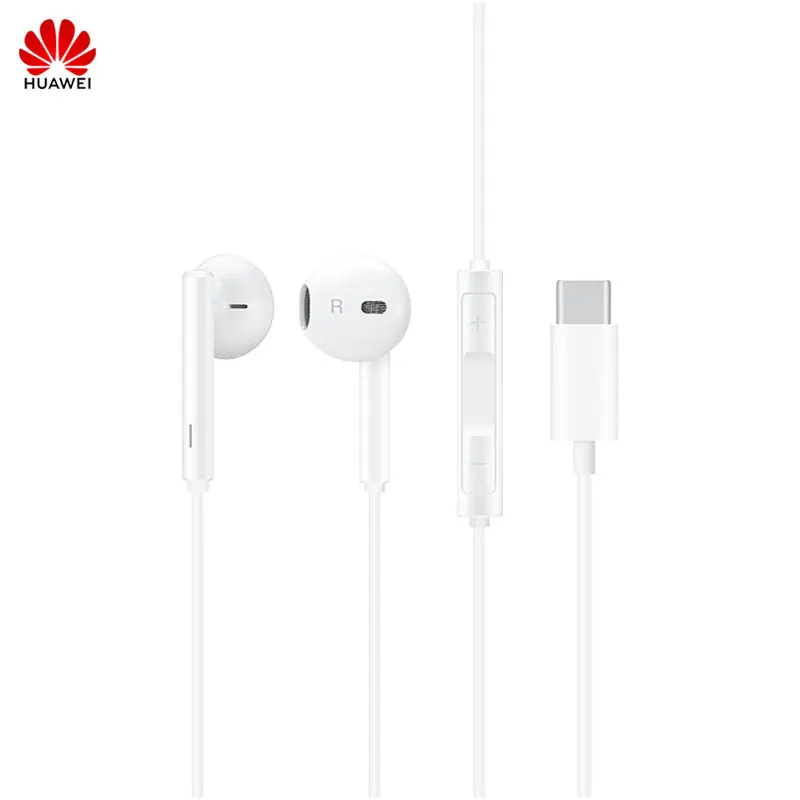 HUAWEI Original CM33 наушники USB Type C в ухо Hearphone гарнитура микрофон громкость Mate 10pro 20 X RS P20