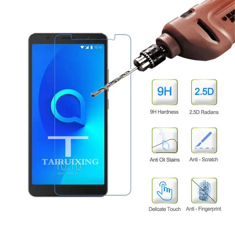 

9H Tempered Glass For Alcatel 1X 5059A 5059D 5059I 5059J 5059T 5059X 5.3" Protective Film Guard Protective Film For Alcatel 1X