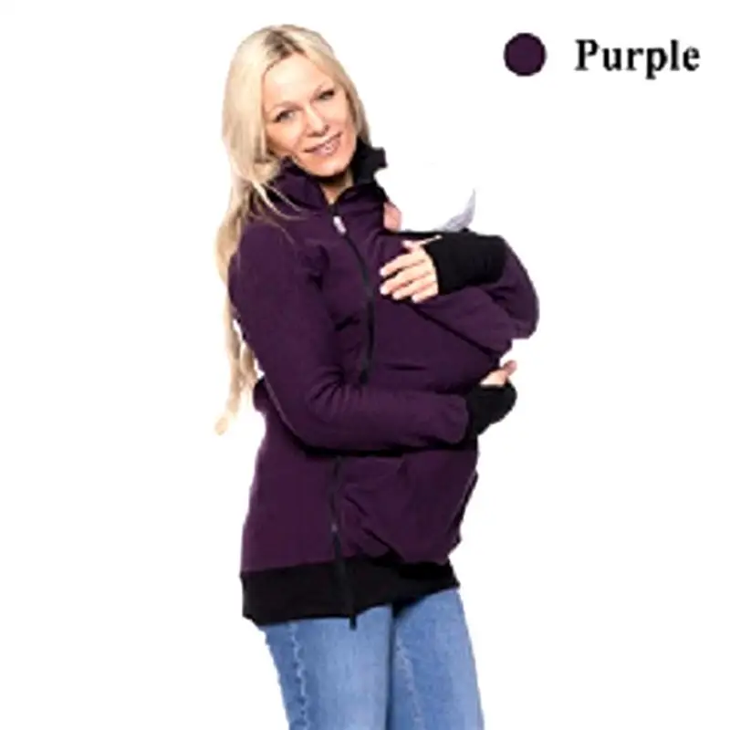 Baby Carrier Jacket Kangaroo Hoodie Winter Maternity Hoody Outerwear Coat For Pregnant Women Carry Baby Pregnancy Clothing