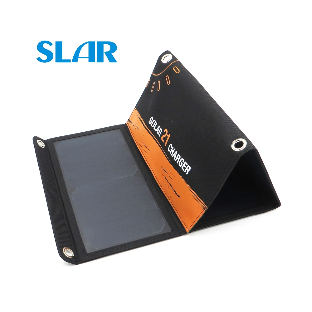 

Solar Charger with USB Port 3500mA 21W Sunpower Solar Panel Charger Battery Charger Power for Mobile Phones 5V USB