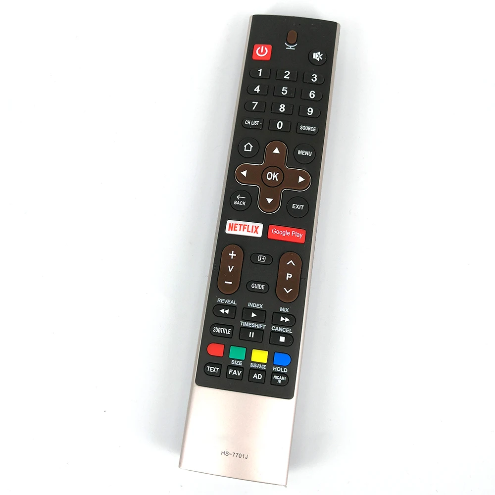 Используется оригинальный HS-7701J для Skyworth tv Voice дистанционное управление с Netflix Google
