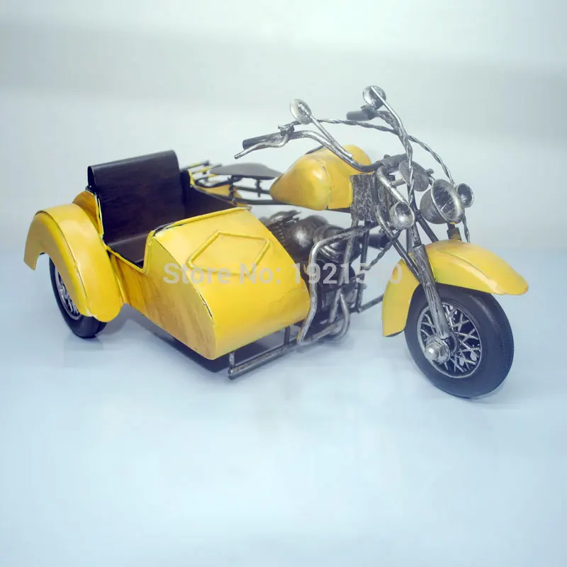 Vintage Motor Tricycle yellow (9)