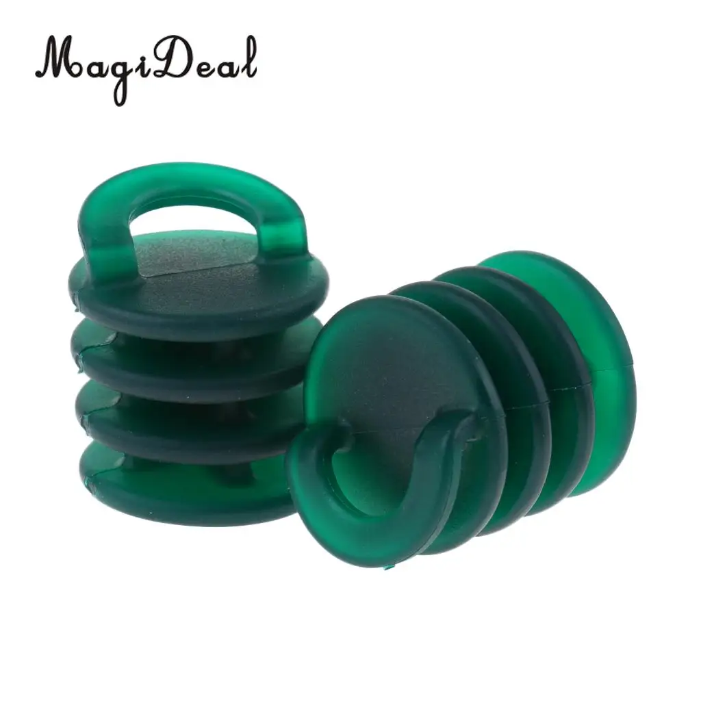 MagiDeal Strong Durable 2Pcs Nylon Kayak Boat Canoe Scupper Stoppers Drain Holes Plugs Underwater Sports Small/Large Red/Green