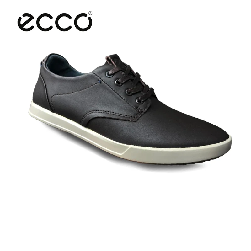 

ECCO 2019 Casual Luxury Brand Men Fashion Genuine Leather Shoes Slip On Loafers Mens Breathable Moccasins Shoes Sneakers flats