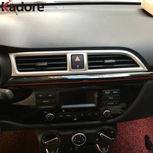 For Kia Rio 4 X line 2018 2019 ABS Plastic Center Air conditioning Outlet Vent styling