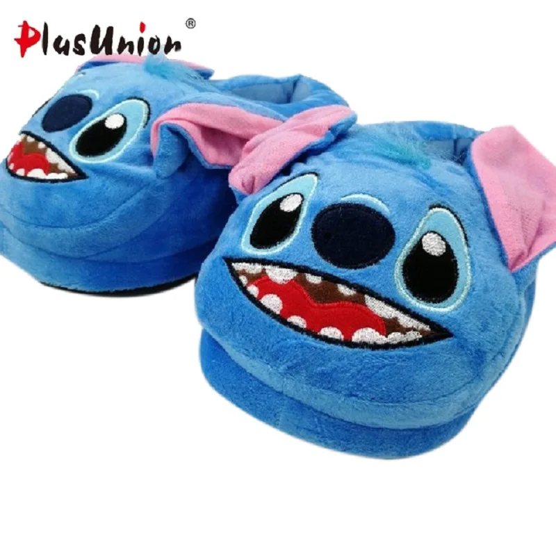 anime-flock-flat-keep-warm-cartoon-slippers-adult-indoor-furry-blue-slipper-plush-mules-fluffy-men