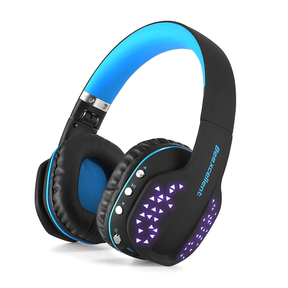Q2 stereo earphones bluetooth headphone music LED Light ...