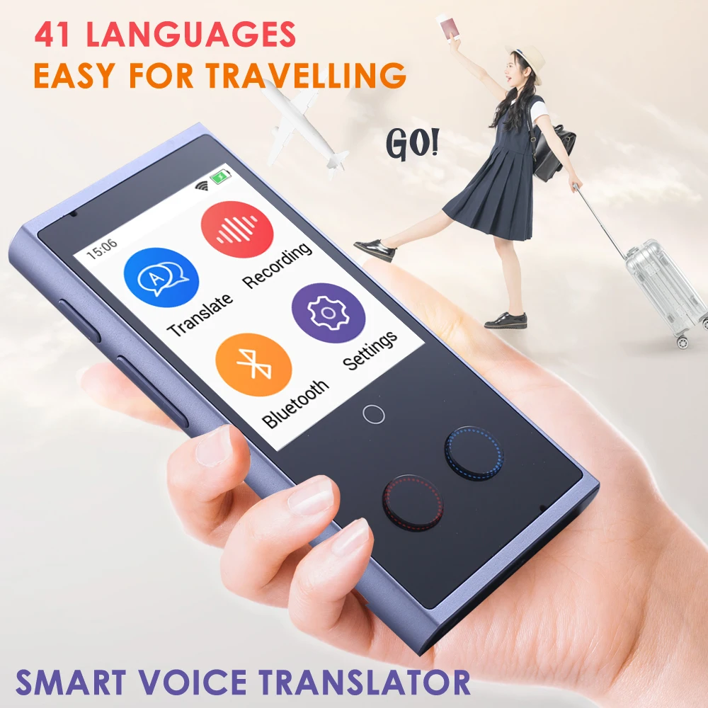 Translaty Voice Instant Translator 75 Smart Portable English Language Intelligent Voice Translators Simultaneous Machine Device