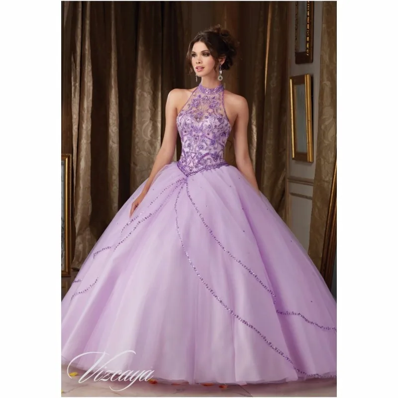 Romantic Crystal Beading Ruffles Sleeveless Sweet Ball Gown Quinceanera Dresses party dress 16 for Birthday Plus Size Party | Свадьбы и