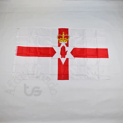 Великобритания 90*150 см Англия британская Великобритания шотландский Флаг Баннер 3x5 футов висящий Национальный флаг - Цвет: Northern Ireland