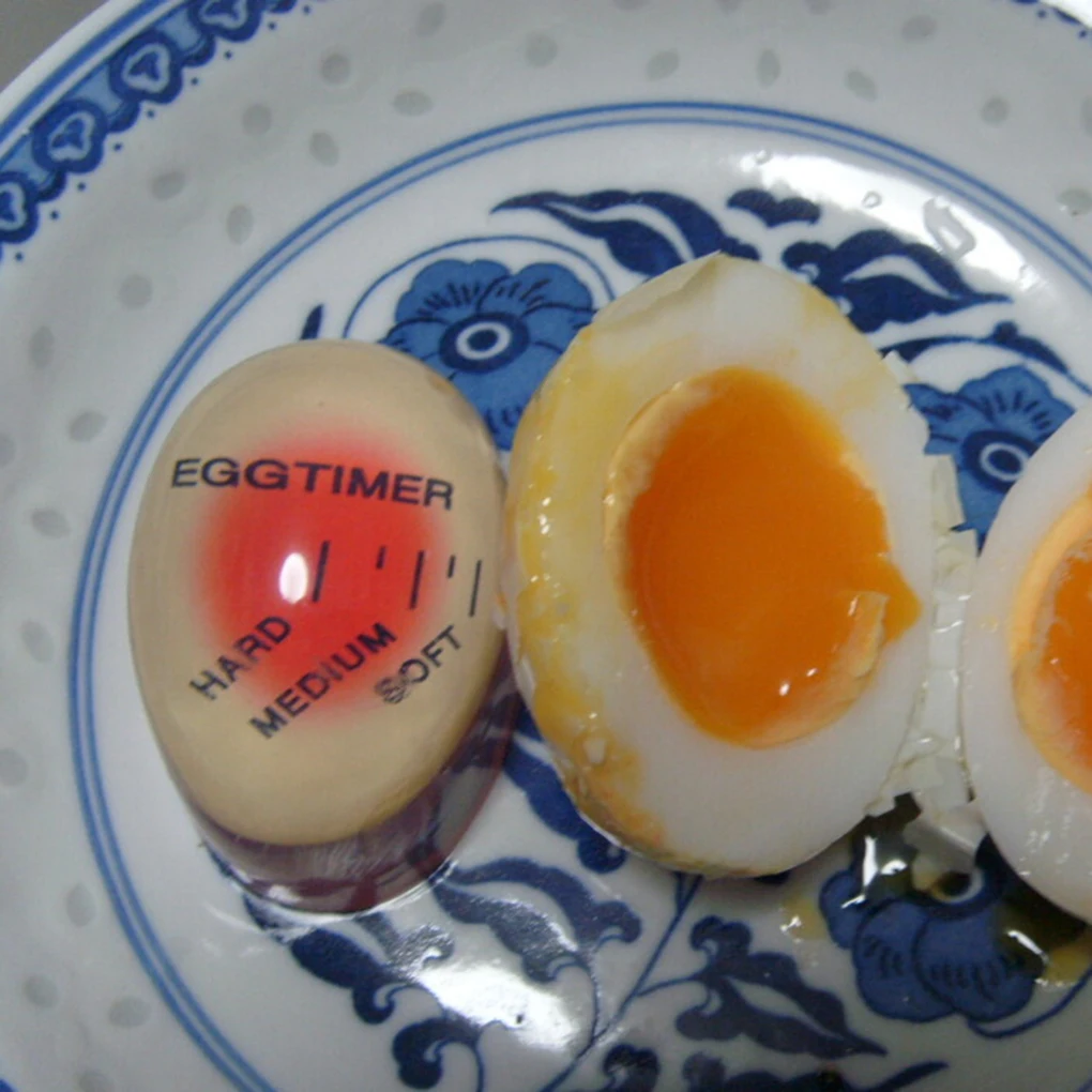 Colour Changing Egg Perfect Boiled Eggs Tool Temperature Resin Heat Sensitive Graduated Egg Timer Kitchen Helper