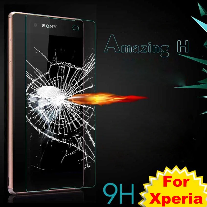 9H Премиум Закаленное стекло для Sony Xperia Z1 Z2 Z3 Z4 Z5 Compact C3 C4 C5 E4 E4g M2 M4 M5 Aqua E5 T3 чехол с