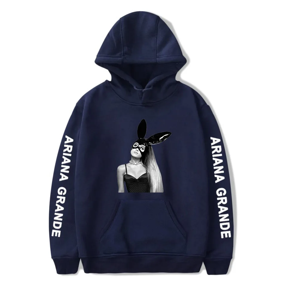 Spring 2019 Ariana Grande Sweatshirt Dangerous Woman Tour Hip Hop Hooded Hoodie Women Clothes Harajuku Girl Hoodies Sweatshirts  (2)