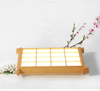

Japan Oak Wood LED Ceiling Lamp Sheepskin Cover Ultra-thin Tatami for Bedroom Living room Surface Mounted ceiling light