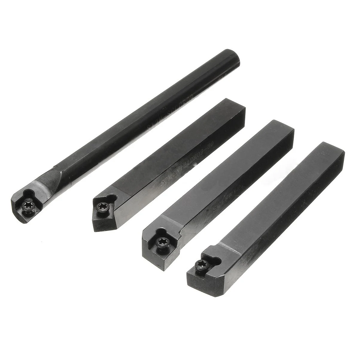

DSHA 4x Lathe Boring Turning Tool Bar Holder + 10x Carbide Inserts Blades + 4x Wrench