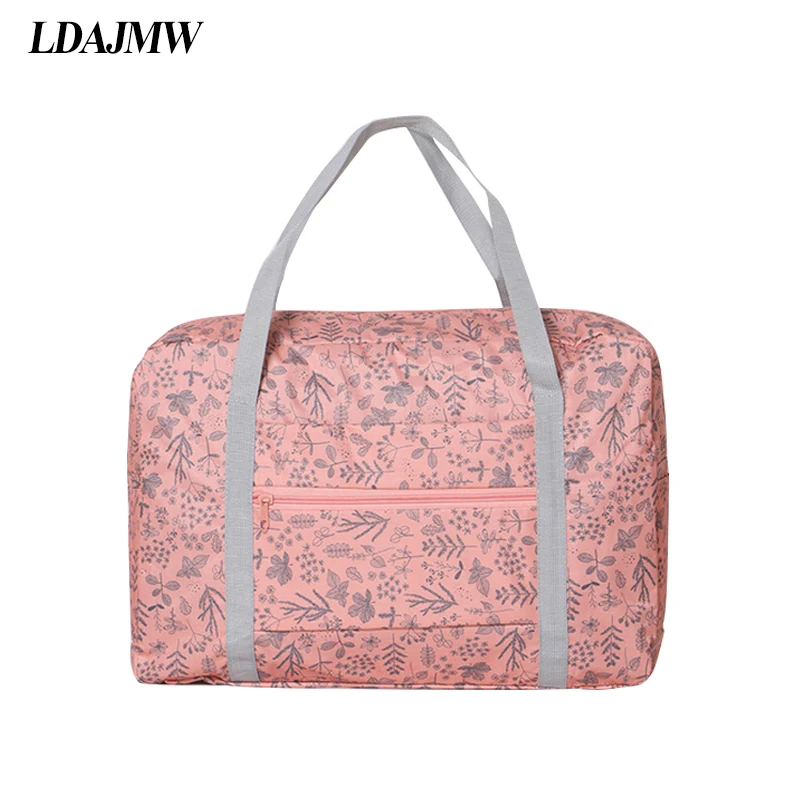 

LDAJMW Waterproof Foldable Travel Bag Large Capacity Luggage Handbags Clothes Storage Pouch Organizer