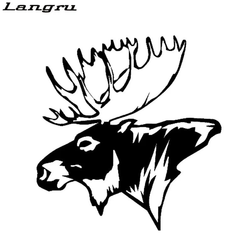 Наклейки Langru ELK для автомобиля охотничьи Стильные наклейки мотоцикла аксессуары
