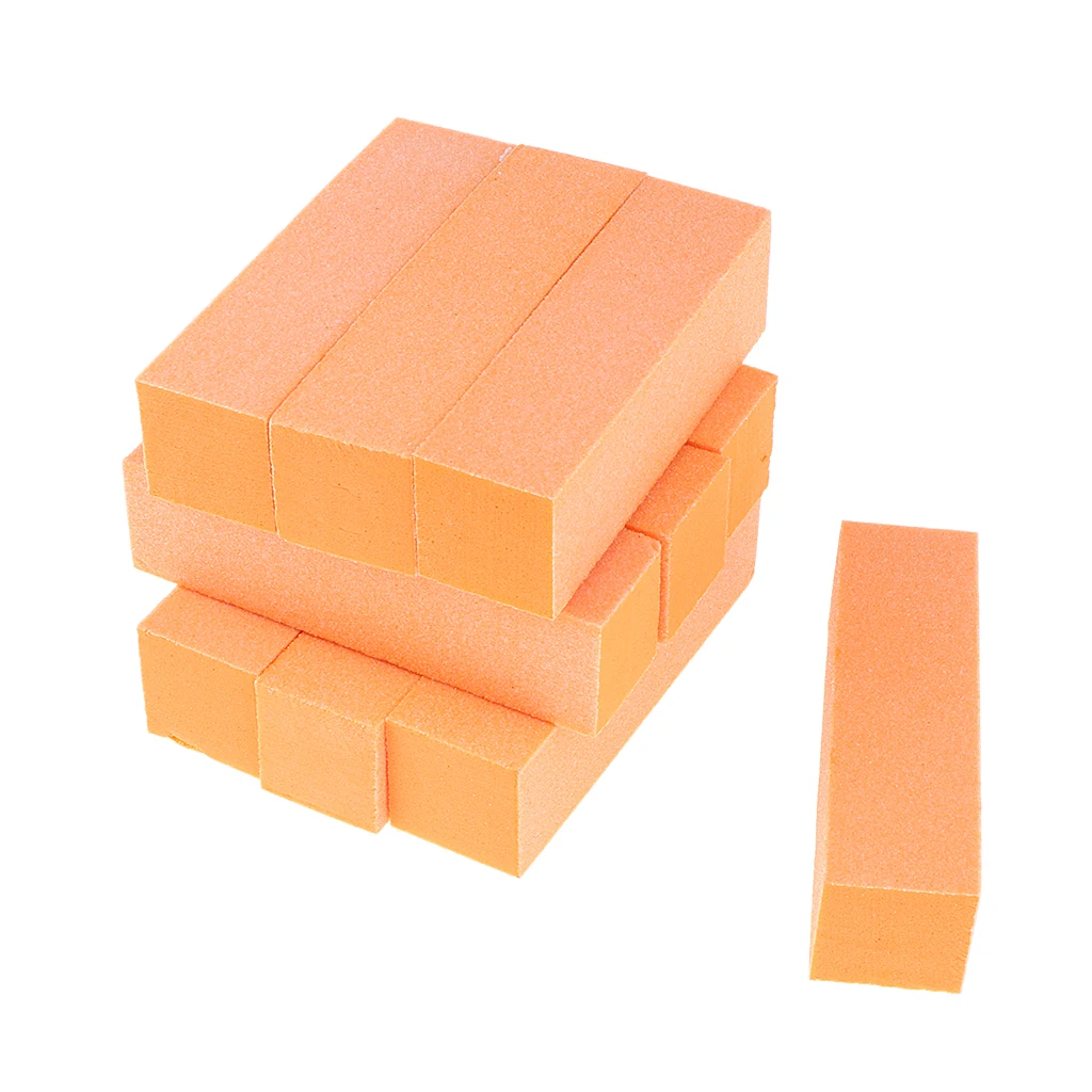 Lots 10 Pro Nail Art Care Buffer Buffing Sanding Block Files Grit Acrylic Tools for Natural/Artificial/Gel Nails Polish Trimming