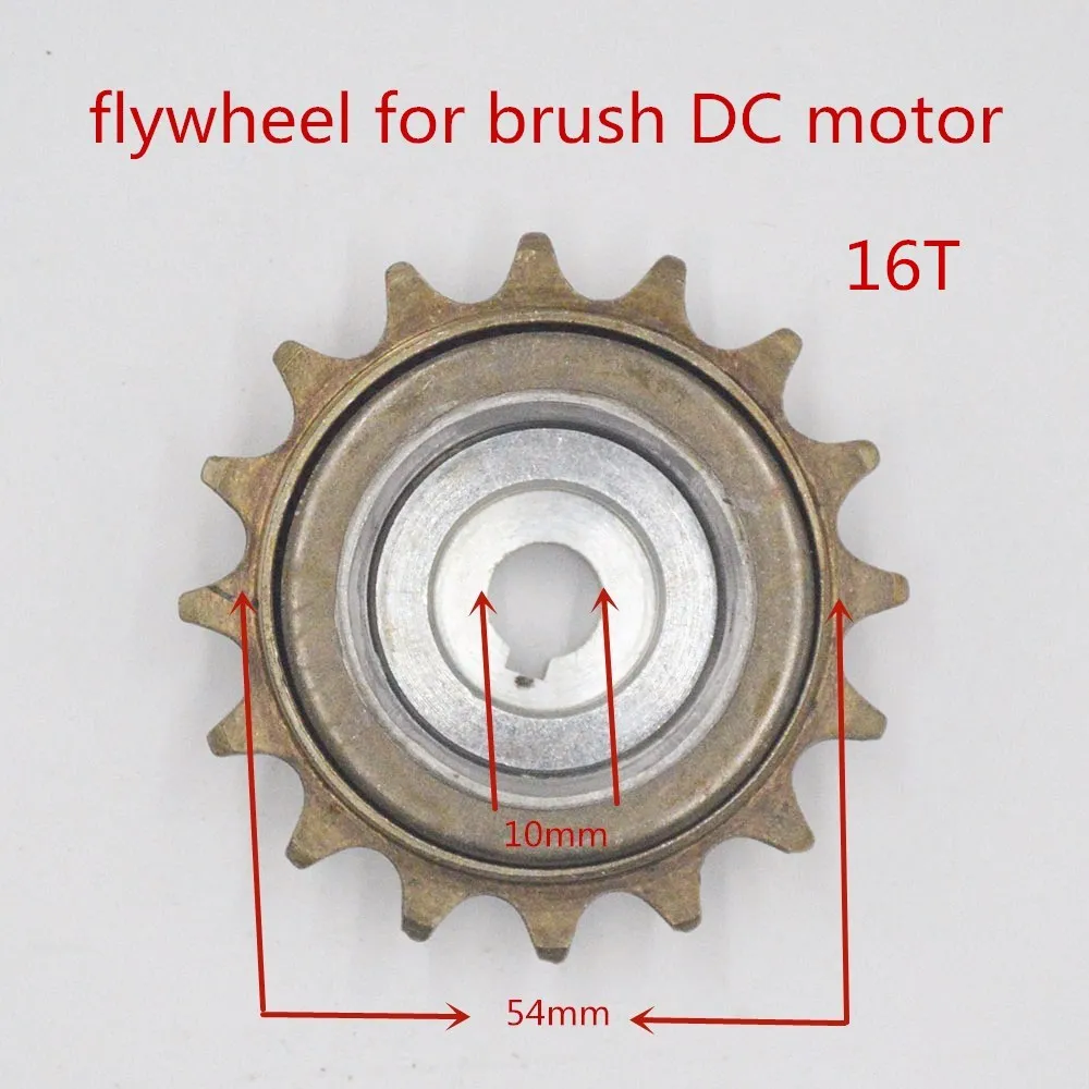 

16 Teeth Bicycle Chain Sprocket For Electric Bike Motor MY1016Z 16T Flywheel For MY1018 Customized Mid-drive Motor 16T Freewheel
