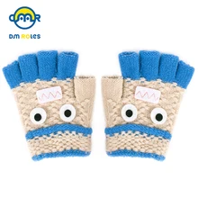 DMROLES детские зимние перчатки милые детские теплые перчатки варежки утепленные популярные детские зимние теплые перчатки для мальчиков и девочек