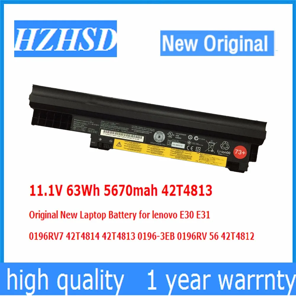 11 1 V 63Wh 5670 мА/ч 42T4813 Оригинальный Новый аккумулятор для ноутбука lenovo E30 E31 0196RV7 42T4814