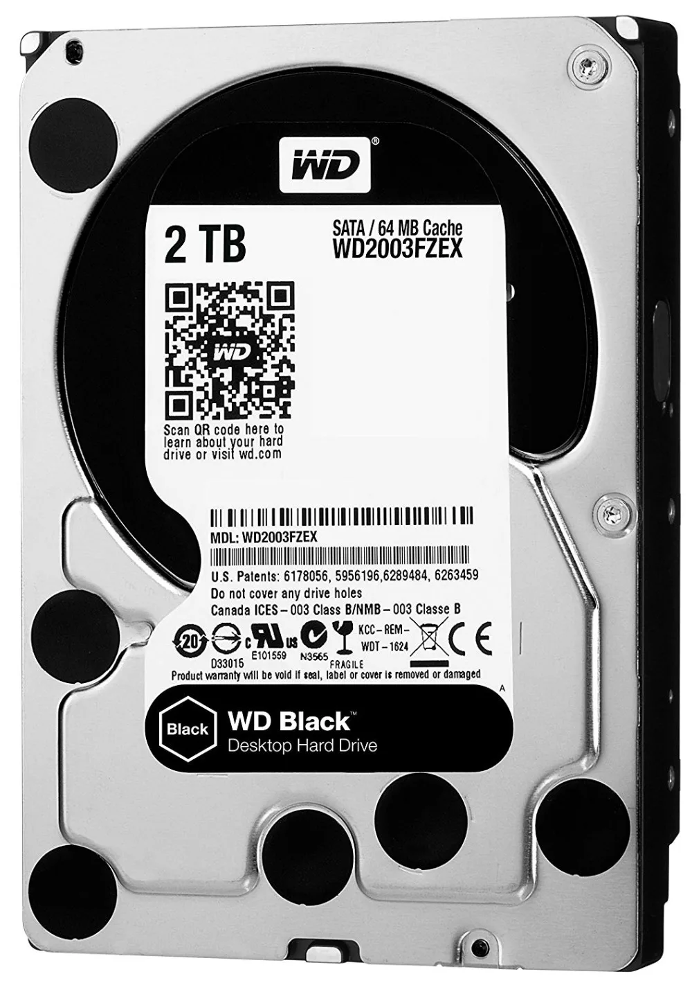 Жесткий диск Western Digital WD черный цвет 3 5 дюйма жесткий для рабочего стола игровой 7200