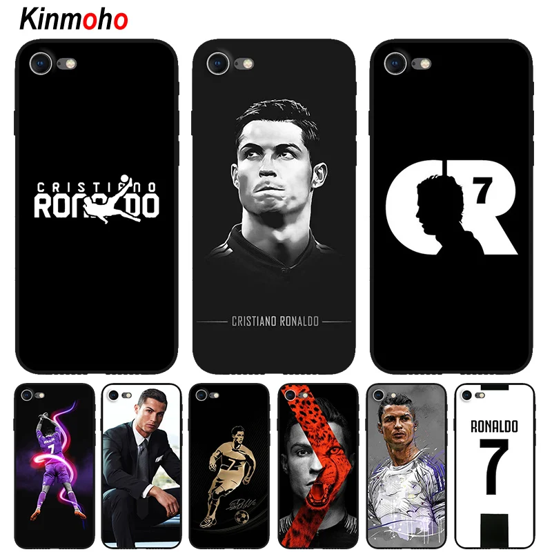 

Italy Football Cristiano Ronaldo Phone Cases Cover For iPhone 7 XR 6 6s X 8 Plus 5S SE 5 XS MAX Black Soft Funda Capinha Coque