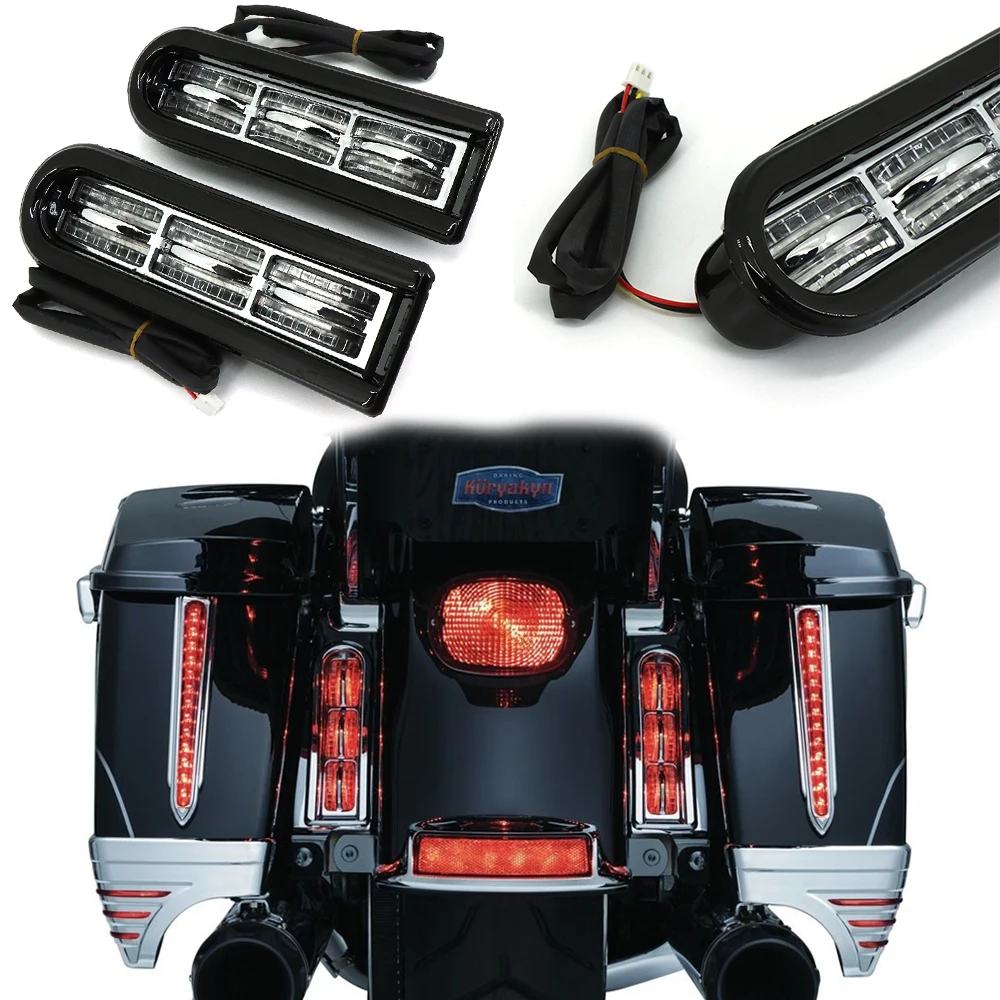 For Touring FLTRU Road Glide Ultra 2014 2017 Motorcycle Chrome 12v LED