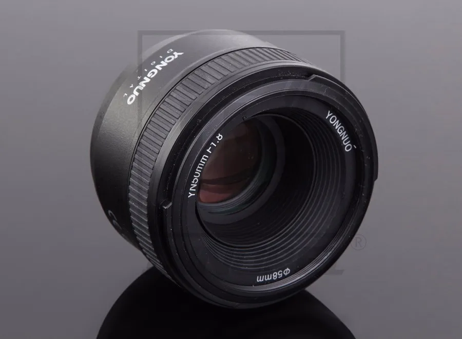 Объектив камеры YONGNUO YN50mm F1.8 MF YN 50 мм f/1,8 AF объектив YN50 апертура Автофокус для NIKON D5300 D5200 D750 D500 DSLR камера s