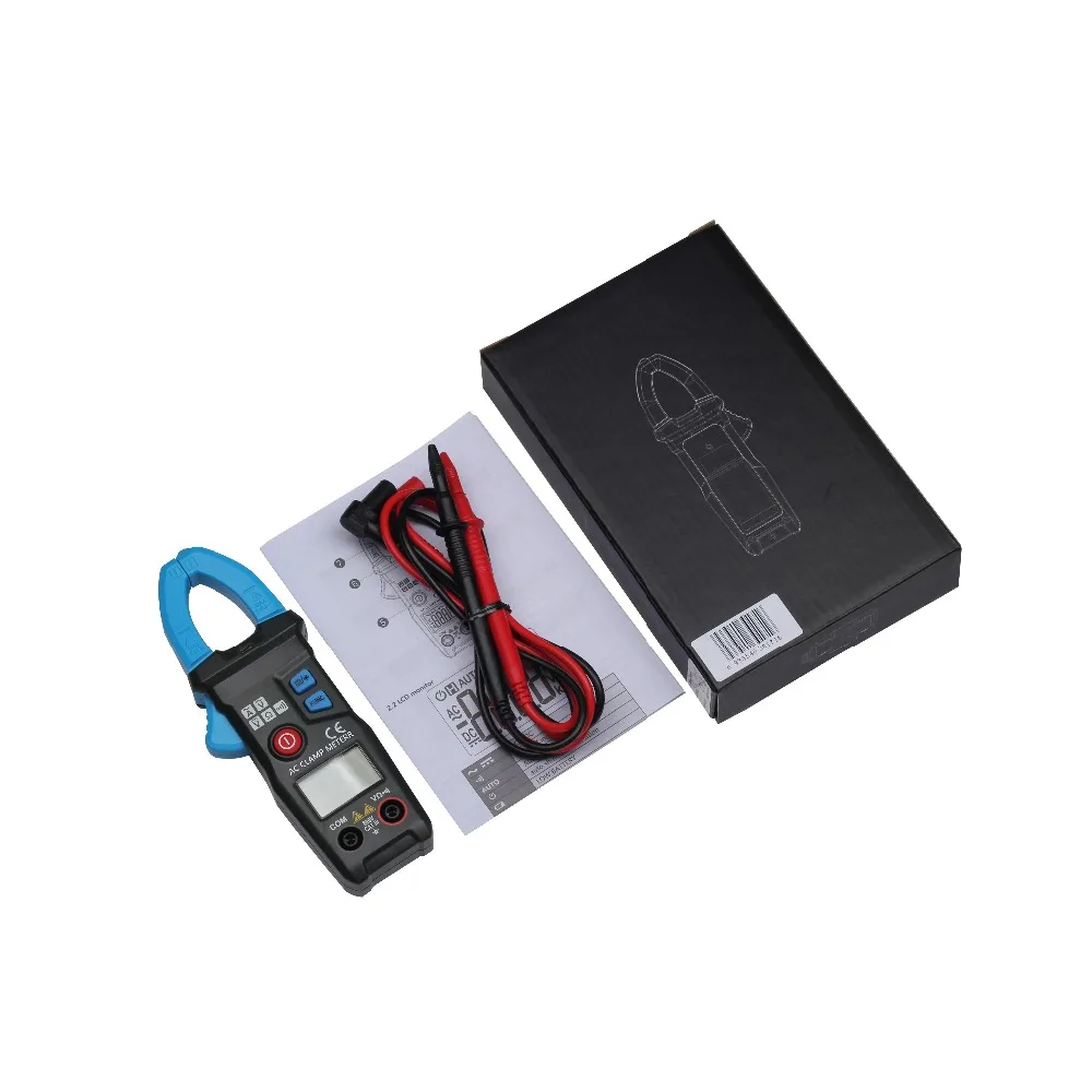 

BSIDE ACM23 AC Digital Clamp Meter 6000 Counts Automatic Range Data Hold Voltage Resistance Current Test Alicate Amperimetro