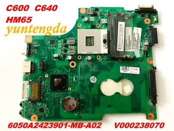 

Original for Toshiba C600 C640 HM65 motherboard 6050A2423901-MB-A02 V000238070 tested good free shipping connectors