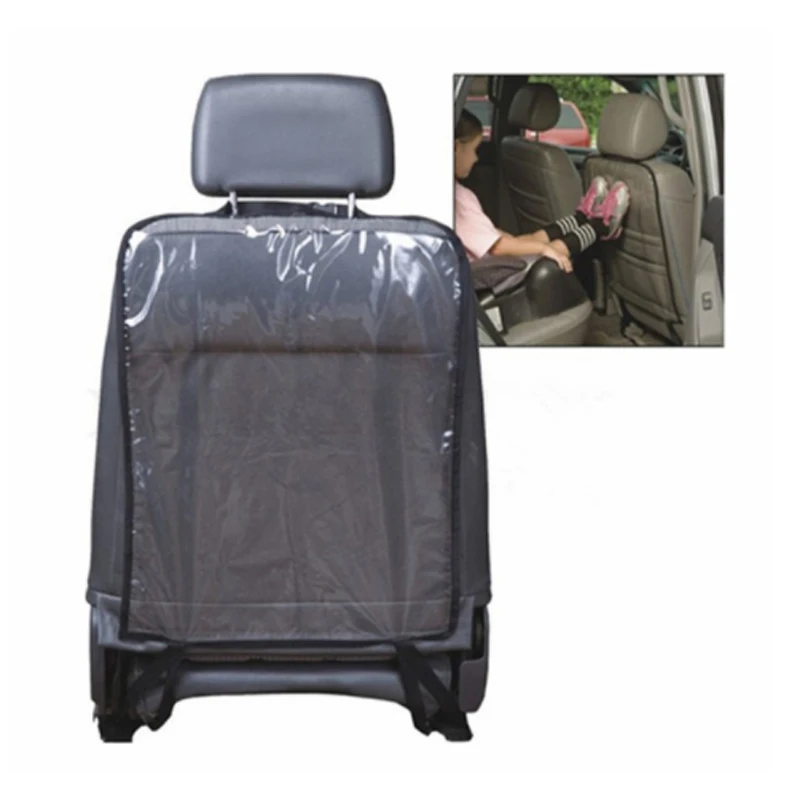 

Bonroad Car Seat Back Protector Cover Anti Children Kick Mat Mud Clean Car Seat Covers for your loved Car Black or Blue Trim