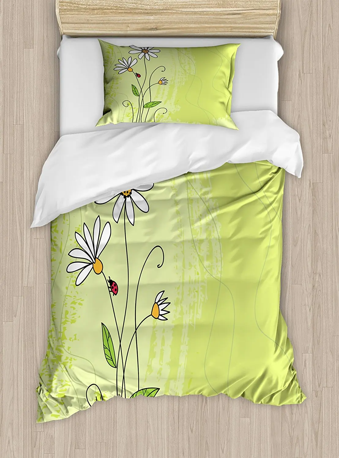 Bedding Ladybird Duvet Quilt Cover Pillow Case Bedding Set Single