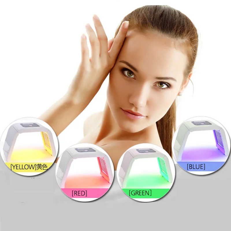 

Hot LED Facial Mask Therapy 4/7 Colors Face Mask Machine Photon Therapy Light Skin Care Wrinkle Acne Removal Face Beauty