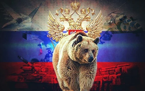 Johnin 90X135cm поднимающийся вперед порошкообразный русский российский флаг
