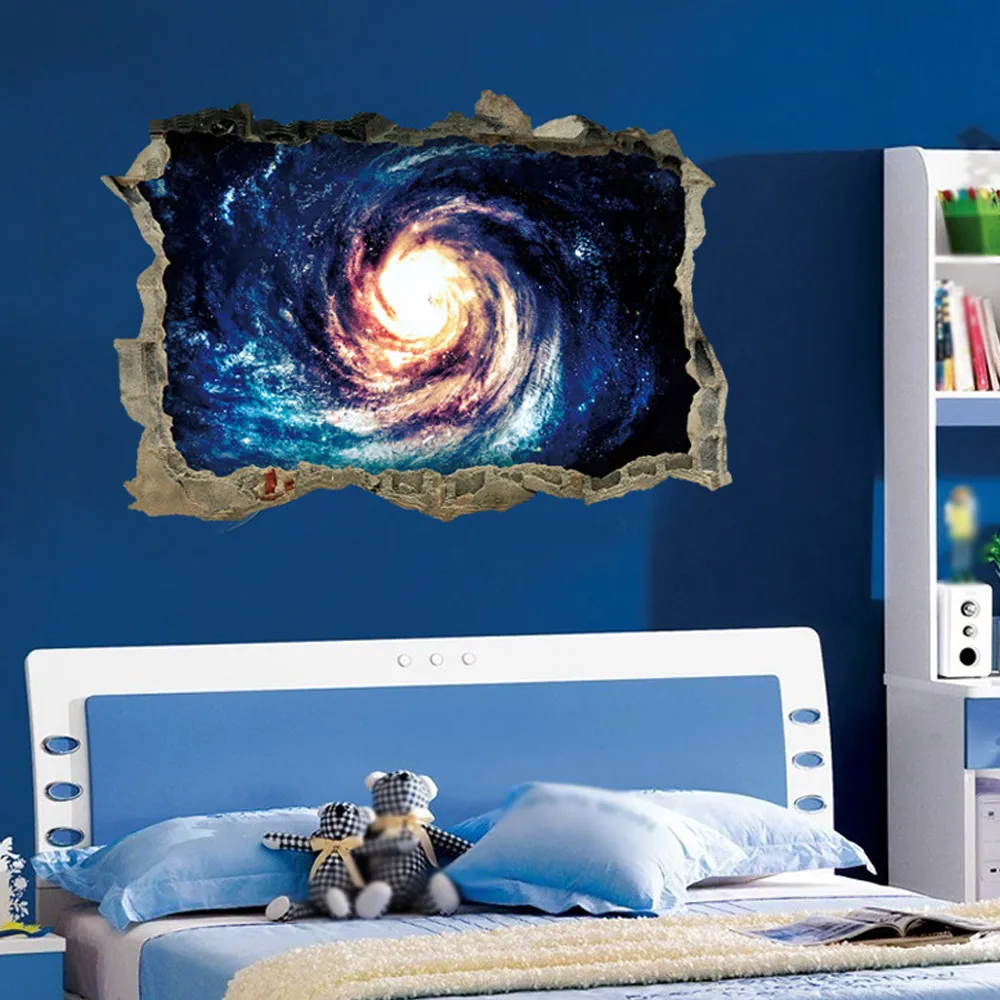 1* 3D Wall Stickers Home Living Room Decor Accessories Starry Sky Series For Kids Bedroom Decoration | Дом и сад