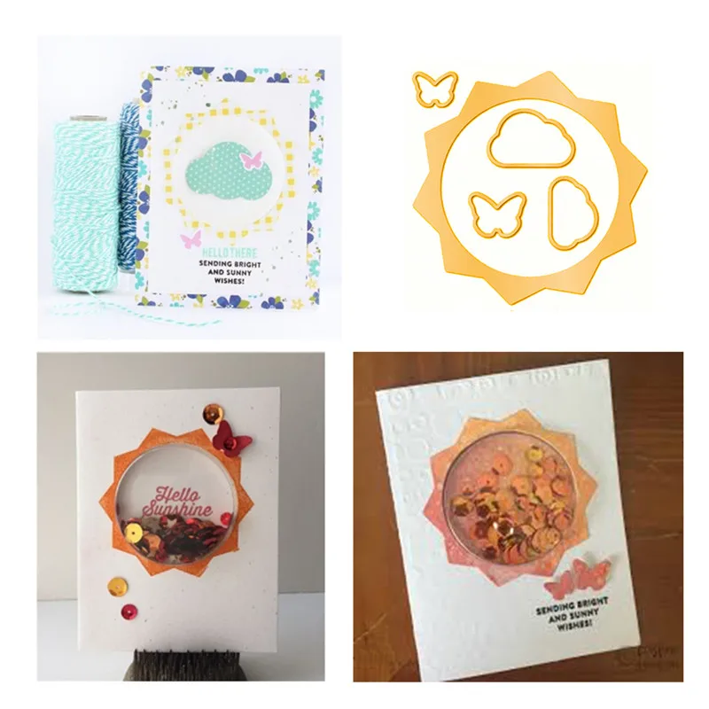 

Eastshape Frame Die Decor Happy Birthday Metal Die Cutting Craft Dies for New 2019 Scrapbooking Card Making Album Embossing DIY