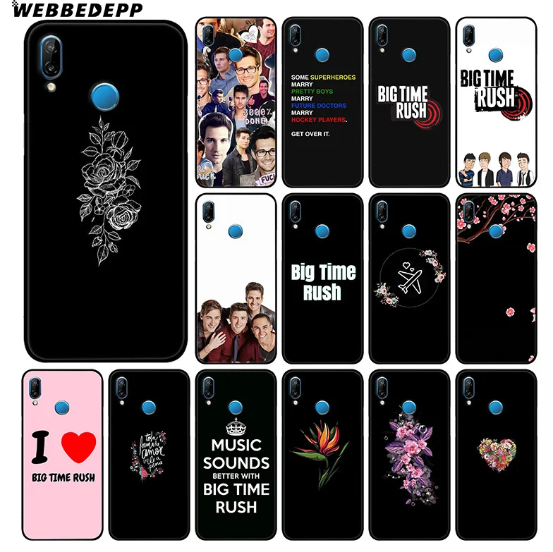 WEBBEDEPP Big Time Rush Soft Case For Huawei P30 P20 Pro P10 P9 Lite 2017 P Smart 2019 &amp Nova 3 3i Y9 |