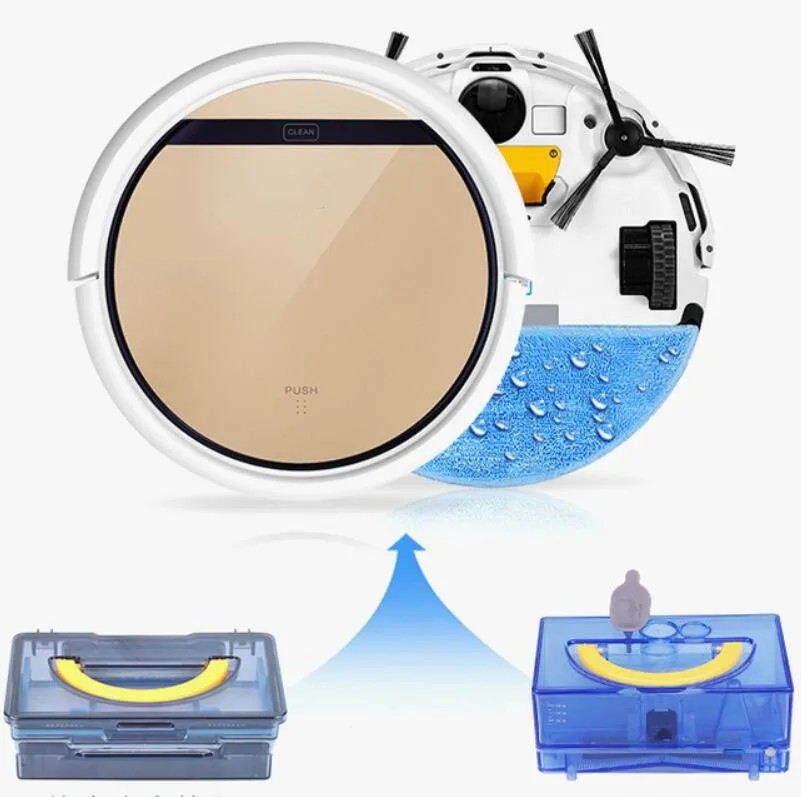 Smart Robot Vacuum Cleaner Wet and Dry Clean MOP Water Tank HEPA Filter,Ciff Sensor,ROBOT ASPIRADOR Smart Robot Vacuum Cleaner Wet and Dry Clean MOP Water Tank HEPA Filter,Ciff Sensor,ROBOT ASPIRADOR