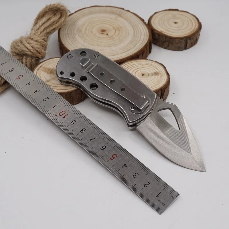 Складной нож для кемпинга, охоты, выживания, тактический нож, походные боевые карманные ножи, многофункциональные инструменты для самообороны - Color: White
