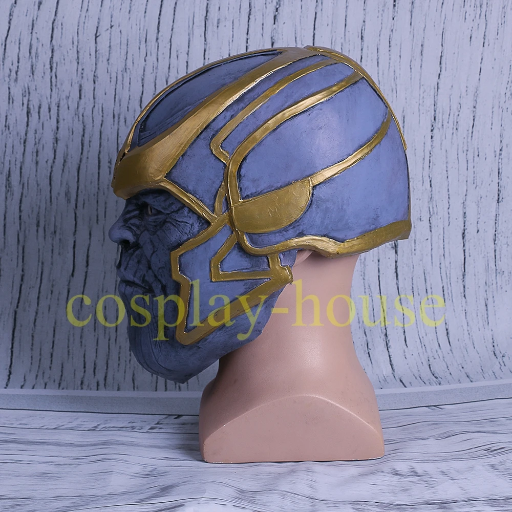 Halloween New 2018 Avengers Infinity War Thanos Cosplay Helmet Mask Full Latex Xmas Gift (2)