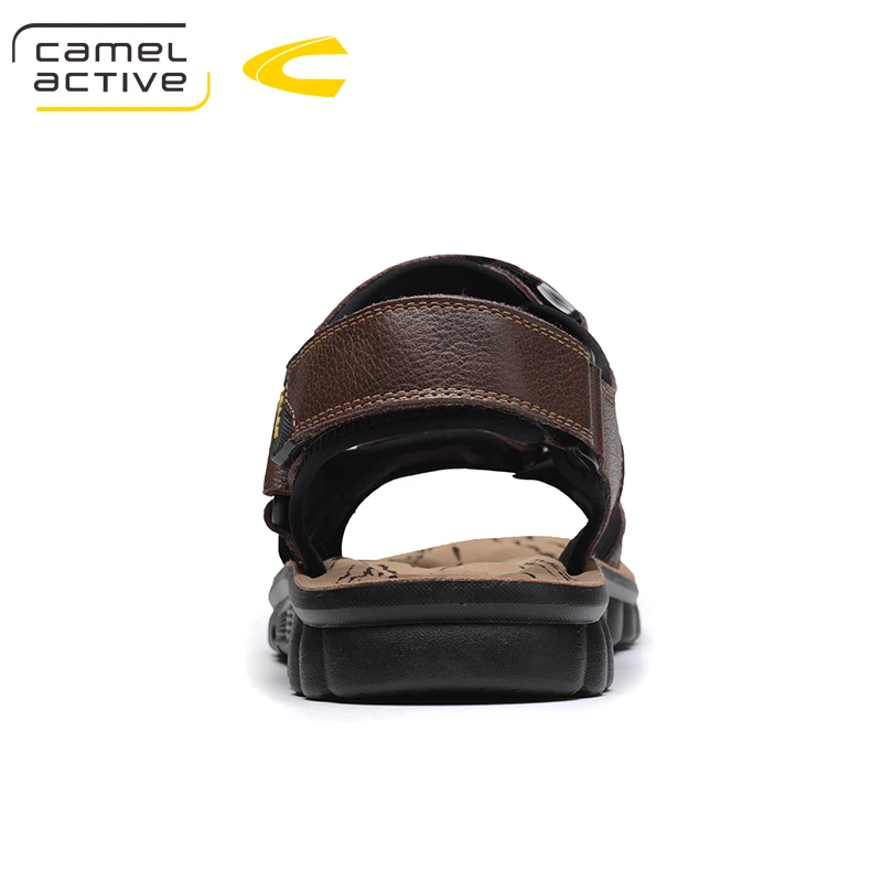 Мужские сандалии из натуральной кожи Camel Active брендовые босоножки модные тапочки