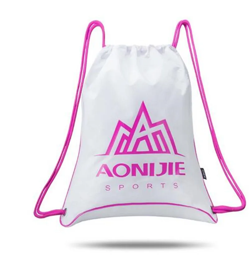 AONIJIE Outdoor Women Men Nylon Waterproof Ultralight Backpack Soccer Basketball Bag Drawstring Hunting Hiking Gym Bag