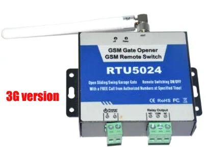 Kit5 3G version LPSECURITY RTU5024 2G 3G gsm реле sms вызова пульт дистанционного управления gsm ворот переключатель с 3M антенной для парковочных систем - Цвет: Kit5 3G version