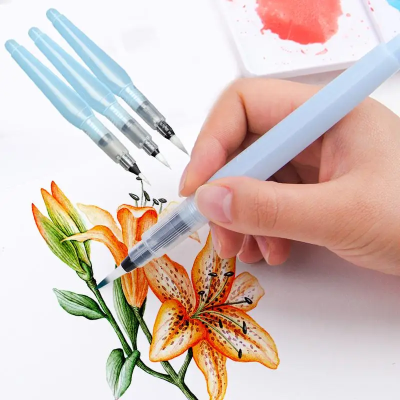 Goede Plastic Verf Borstel Schrijven Borstel Levert Schilderen School Creatieve Hoge Kwaliteit